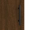 vidaXL Tables de chevet 2pcs ch&ecirc;ne marron 40x40x50cm bois d'ing&eacute;nierie