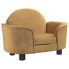 vidaXL Lit pour chien marron 66x40x45 cm velours