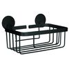 Kleine Wolke Support pour douche rectangulaire Rocco Noir