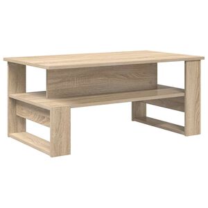 vidaXL Table basse Ch&ecirc;ne Sonoma 90 x 50 x 40 cm Bois d'ing&eacute;nierie