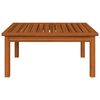vidaXL Salon de jardin 6 pi&egrave;ces avec coussins, bois d'acacia cr&egrave;me et corde