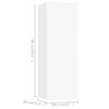 vidaXL Ensemble de meubles TV 5 pcs Blanc Bois d'ing&eacute;nierie