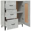 vidaXL Buffet Gris b&eacute;ton 69,5x34x90 cm Bois d'ing&eacute;nierie