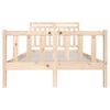 vidaXL Cadre de lit sans matelas bois massif