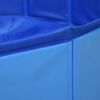 vidaXL Piscine pliable pour chiens Bleu 160x30 cm PVC
