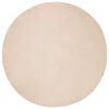 vidaXL Tapis antid&eacute;rapant en fausse de lapin OLITE Taupe &Oslash; 120 cm