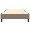 vidaXL Cadre de lit taupe 80x200 cm tissu