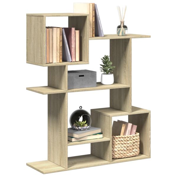 vidaXL &Eacute;tag&egrave;re s&eacute;paratrice de pi&egrave;ce ch&ecirc;ne sonoma 92x29x112 cm