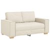 vidaXL Canap&eacute; 2 places en lin 120 cm