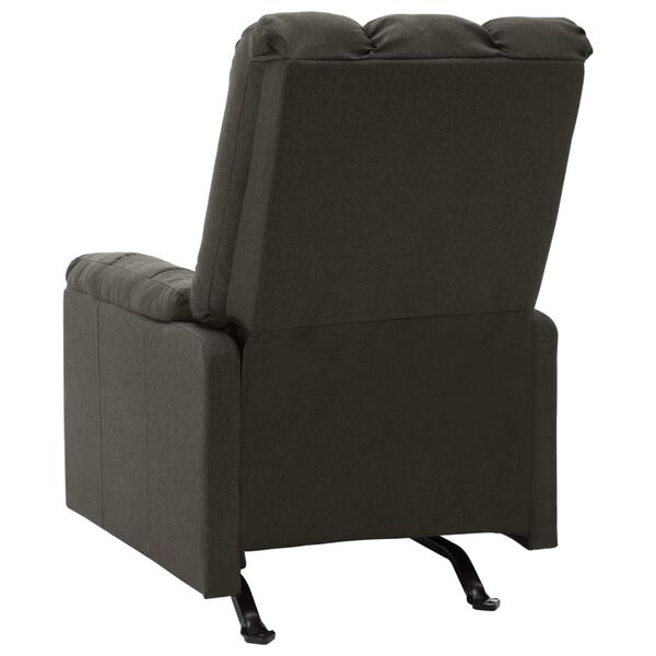 vidaXL Fauteuil inclinable Taupe Tissu