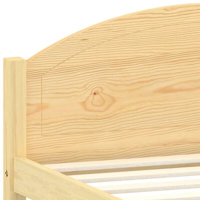 vidaXL Cadre de lit sans matelas bois massif de pin 100x200 cm