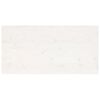 vidaXL Dessus de table blanc 100x60x2,5 cm bois de pin massif
