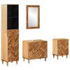 vidaXL Ensemble de Meubles de Salle de Bain 4 pc 62 x 33 x 58 cm