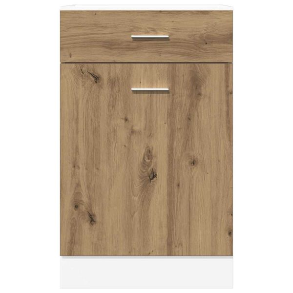 vidaXL Armoire à tiroirs "Lyon" Chêne artisanal 40 x 46 x 81,5 cm Bois d'ingénierie