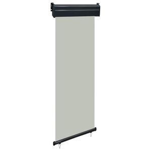 vidaXL Auvent lat&eacute;ral de balcon 65x250 cm Gris