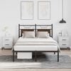vidaXL Cadre de lit sans matelas ch&ecirc;ne marron 120x200 cm