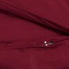 vidaXL Ensemble de housse de couette Bordeaux 200x220 cm Coton