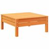 vidaXL Salon de jardin 8 pcs avec coussins marron cire bois pin massif
