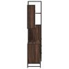 vidaXL Ensemble de meubles de salle de bain 3 pcs Ch&ecirc;ne marron