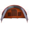 vidaXL Tente tunnel avec toit Gris et orange 778 x 356 x 210 cm