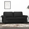 vidaXL Canap&eacute; &agrave; 2 places Noir 140 cm Similicuir