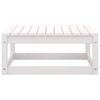 vidaXL Salon de jardin 8 pcs Blanc Bois de pin massif