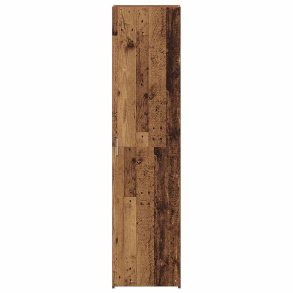 vidaXL Haut Armoire 2 pcs Bois ancien 45 x 42,5 x 185 cm