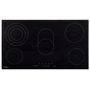 vidaXL Plaque de cuisson C&eacute;ramique 5 br&ucirc;leurs Contr&ocirc;le tactile 8500 W