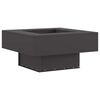 vidaXL Brasero Noir 60 x 60 x 30 cm Acier patin&eacute;