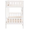 vidaXL Lit superpos&eacute; Blanc 90x190 cm Bois de pin massif