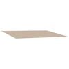 vidaXL Toile de rechange pour auvent Beige 400 x 200 cm Polyester