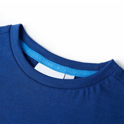 T-shirt pour enfants bleu foncé 116