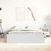 vidaXL Cadre de lit sans matelas blanc 120x200 cm