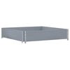 vidaXL Jardini&egrave;re gris 100x100 cm bois de pin massif