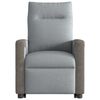 vidaXL Fauteuil inclinable &eacute;lectrique gris clair tissu