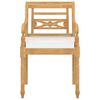 vidaXL Chaises Batavia lot de 8 avec coussins Bois de teck solide