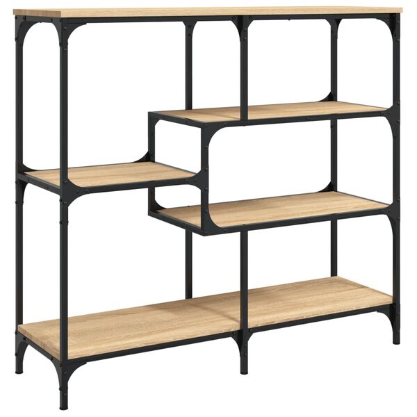 vidaXL Table console ch&ecirc;ne sonoma 103x32x95 cm bois d'ing&eacute;nierie