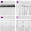 vidaXL Rideaux en voile avec passe-tringles 2 pcs bleu royal