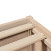 vidaXL Cadre de lit avec t&ecirc;te de lit 120x190 cm bois de pin massif