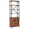 vidaXL Buffet avec &eacute;tag&egrave;res Bois de r&eacute;cup&eacute;ration massif 65x30x180 cm