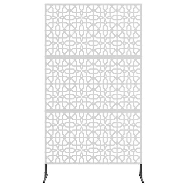 vidaXL &Eacute;cran de confidentialit&eacute; Gris 100 x 50 x 180 cm Acier