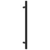 vidaXL Poign&eacute;es d'armoire 10 pcs noir 192 mm acier inoxydable