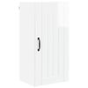 vidaXL Meuble mural LUCCA Blanc brillant 40 x 31 x 80 cm