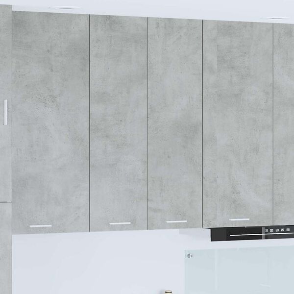vidaXL Armoire suspendue Gris b&eacute;ton 60 x 31 x 100 cm Bois d'ing&eacute;nierie