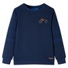 Sweatshirt pour enfants m&eacute;lange bleu marine 104