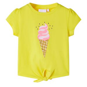 T-shirt pour enfants jaune 92