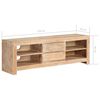 vidaXL Meuble TV Bois d'acacia massif 120 x 30 x 40 cm Marron clair