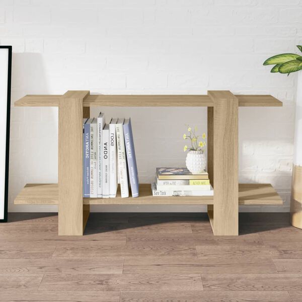 vidaXL Biblioth&egrave;que Ch&ecirc;ne sonoma 100x30x51 cm bois d'ing&eacute;nierie