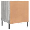 vidaXL Tables de chevet 2 pcs sonoma gris 40x40x50cm bois d'ing&eacute;nierie