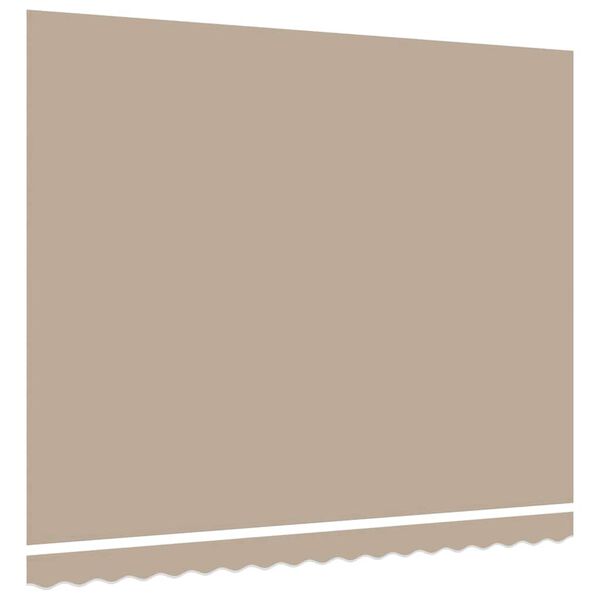 vidaXL Toile de rechange pour auvent Beige 380 x 345 cm Polyester